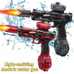 Electric Water Gun with Light | High-Pressure, High-Speed Outdoor