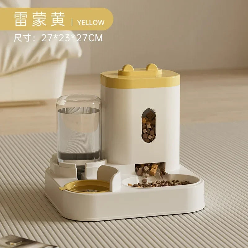 Automatic Pet Feeder & Water Fountain | Large Dog Cat Food Dispenser