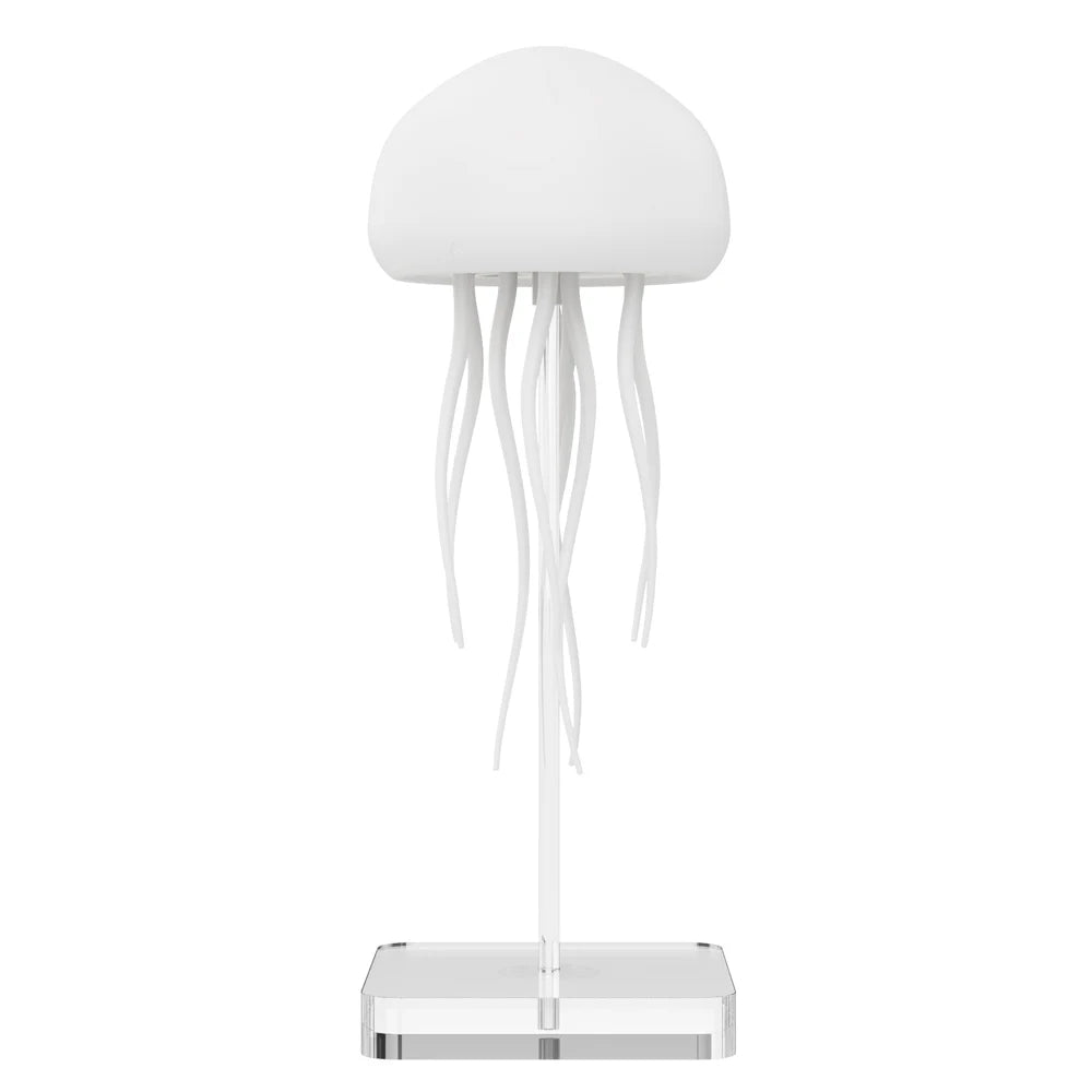 Jellyfish Cartoon LED Night Light Voice Control Gradient Cute Rotating Jellyfish Hanging Bedside Lamp RGB Table Lamps Room Decor