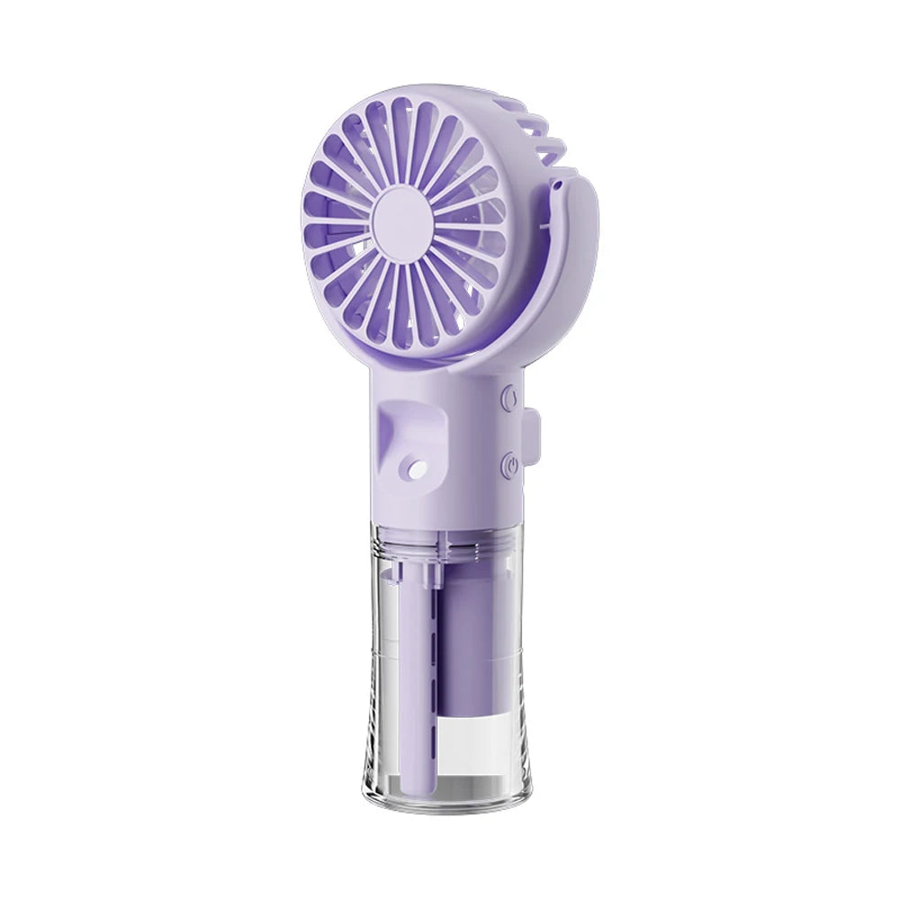 Xiaomi Mini Handheld Humidifier Fan Portable Misting Fan USB Rechargeable Battery Water Spray Handheld Fan with Humidifier